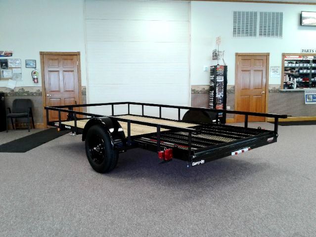Carry-On 76"x12 Utility Trailer, Great For Buggies www.metzlerauto.com gate Rear