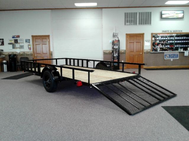 Carry-On 7x14 ATV Trailer Metzler Trailer Gate Down Carry-On 7x14 ATV Trailer Metzler Trailer Gate Down