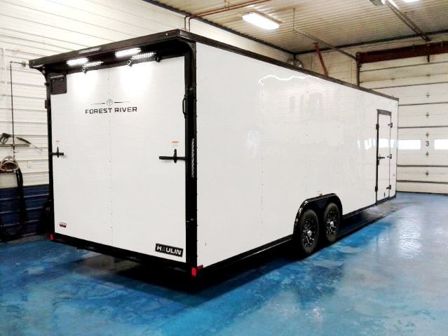 Haulin 8.5X24 10K Rear Spoiler Aluminum Interior Walls, Deck tred Floor Rear Haulin 8.5X24 10K Rear Spoiler Aluminum Interior Walls, Deck tred Floor Rear