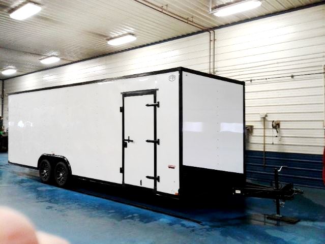 Haulin 8.5X24 10K Rear Spoiler Aluminum Interior Walls, Deck tred Floor Front Haulin 8.5X24 10K Rear Spoiler Aluminum Interior Walls, Deck tred Floor Front