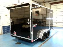 Homesteader 7x14 V-Nose *REAR SPOILER + OHV PKG* - Rear