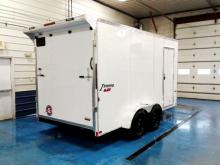 Homesteader Intrepid 7x14 White Rear Spoiler