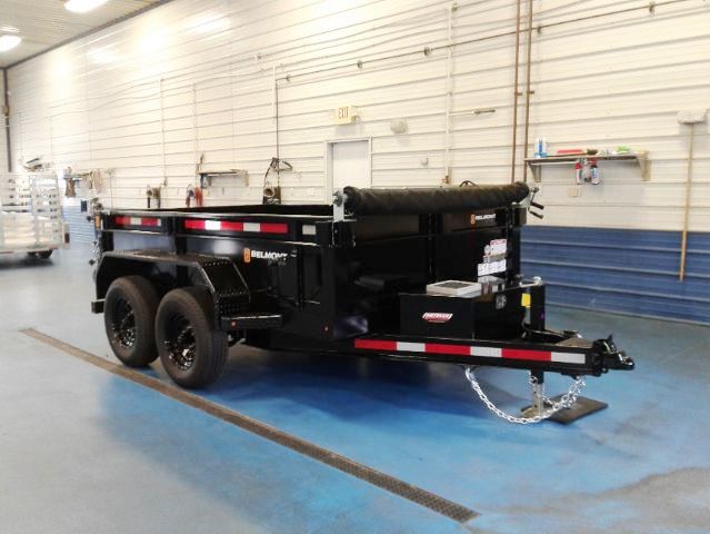 Belmont 6x10 Black Dump Trailer With Tarp