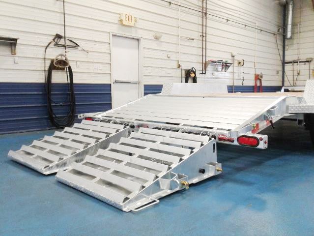 Galvanized B-Wise Equipment Trailer 17600 GVW Side Galvanized B-Wise Equipment Trailer 17600 GVW Side