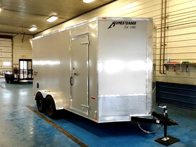 Homesteader 7x14 OHV Silver - Front