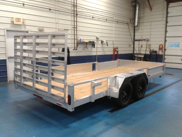 Metzler Trailer 82x16 Side Load ATV Trailer Rear Metzler Trailer 82x16 Side Load ATV Trailer Rear