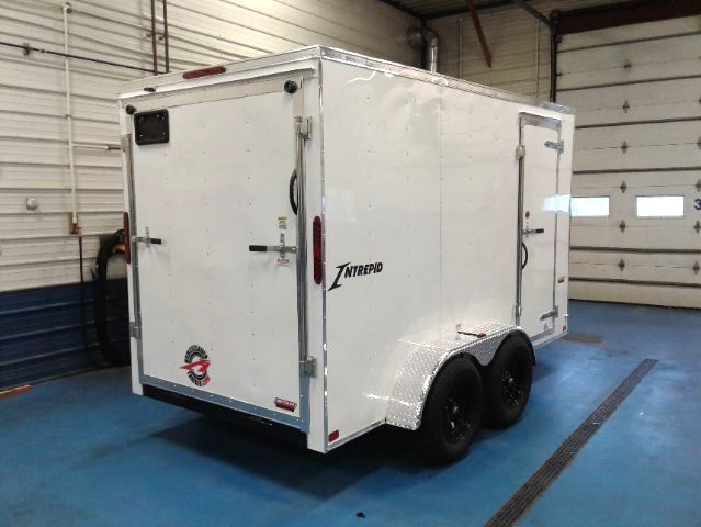 Homesteader Intrepid 6x12 V-Nose Tandem Axle - Rear