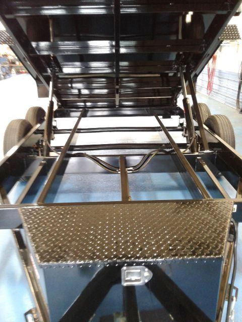 QSA 7x14 Dump Trailer Twin Cyl
