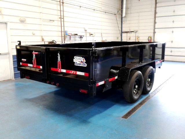 QSA 7x14 Dump Trailer Twin Cyl Rear