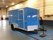 Haulin 6x12 Ramp Door Pepsi Blue